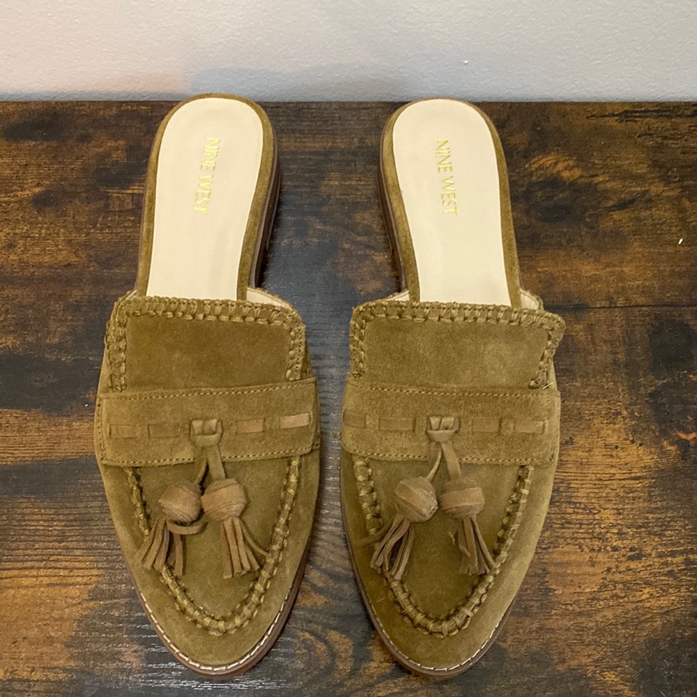 Nine West Leather Mules